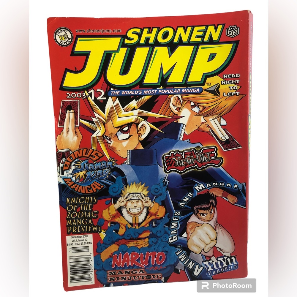 Vintage Shonen Jump Magazine December 2003 Manga